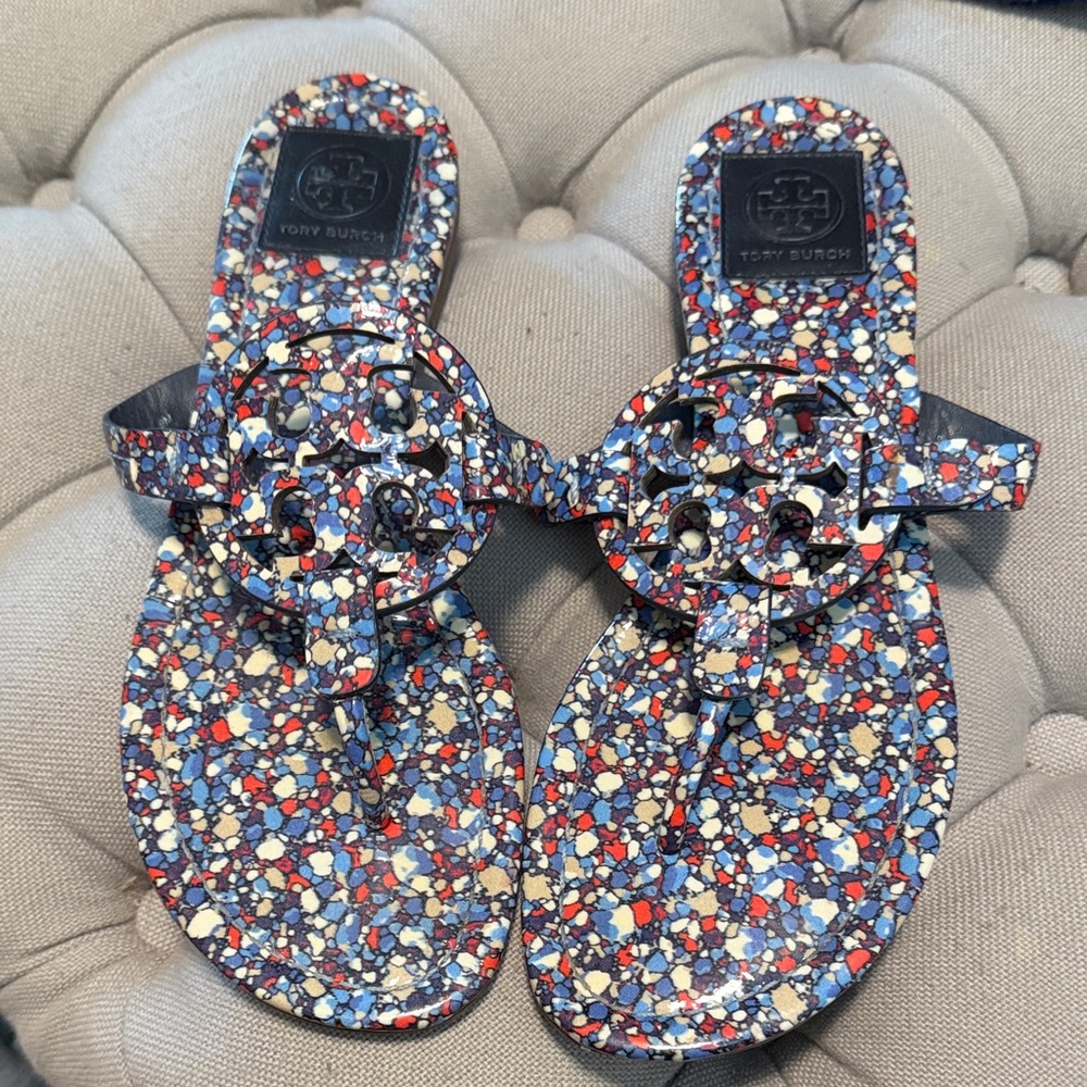 Tory Burch Mosaic Pattern Sandals